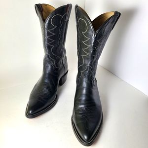 Bilbo Men's Western Cowboy Boots Color Black Size 12 E Vintage